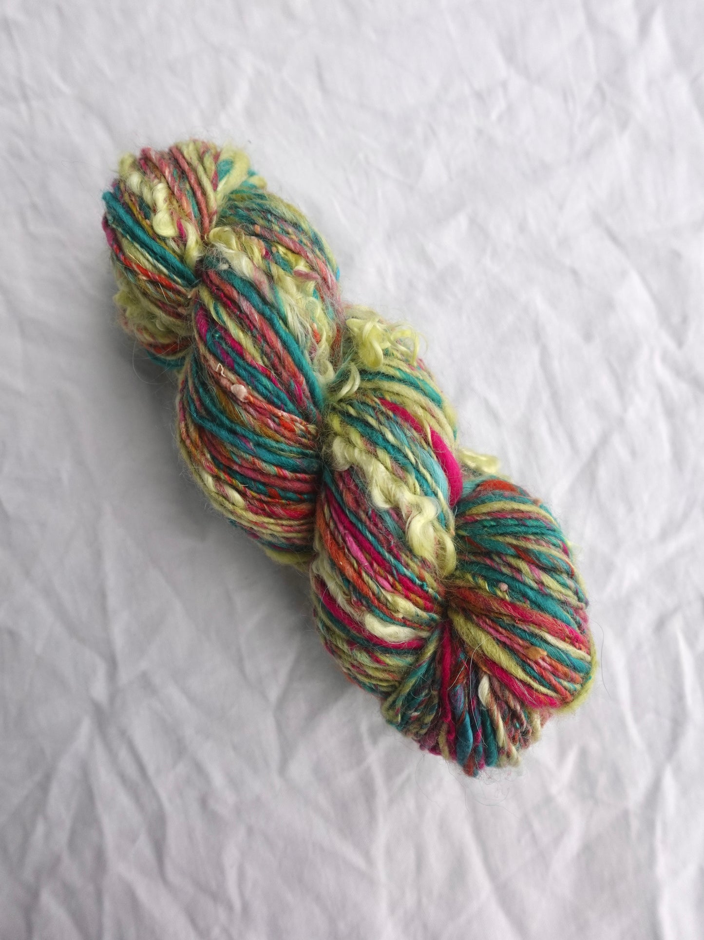 First flowers 𖦹 Handspun single