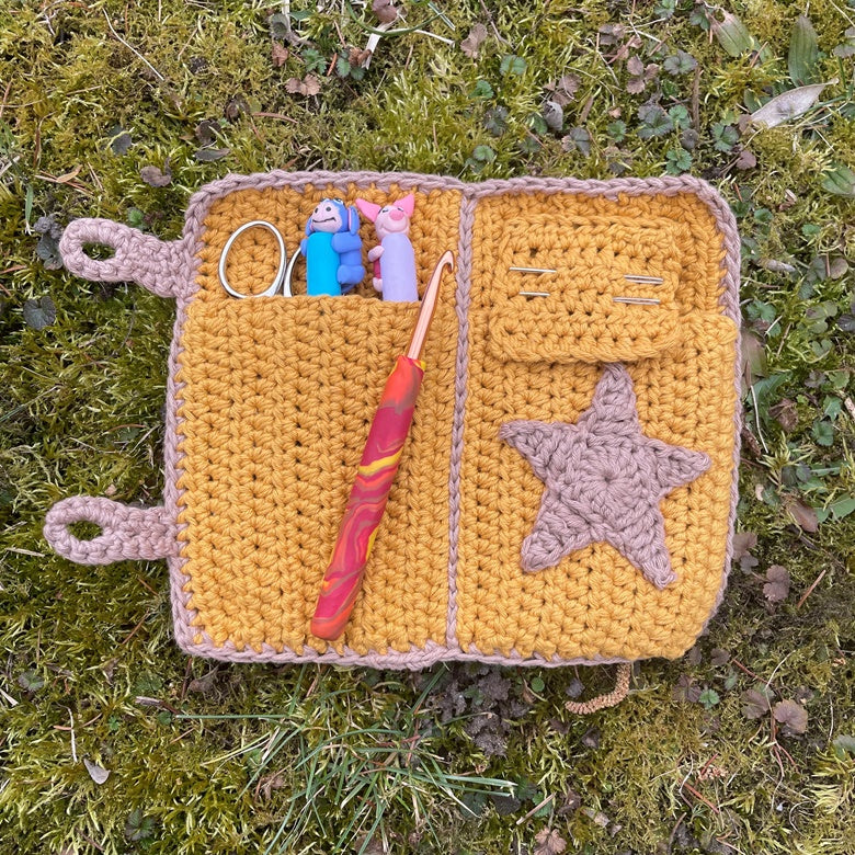 Lucky Star Crochet Utility Pouch ❋ PDF Pattern